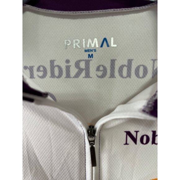 Primal Noble Riders Bike MS Tour Team Cycling Jersey Men’s M Purple Orange White - Picture 3 of 7